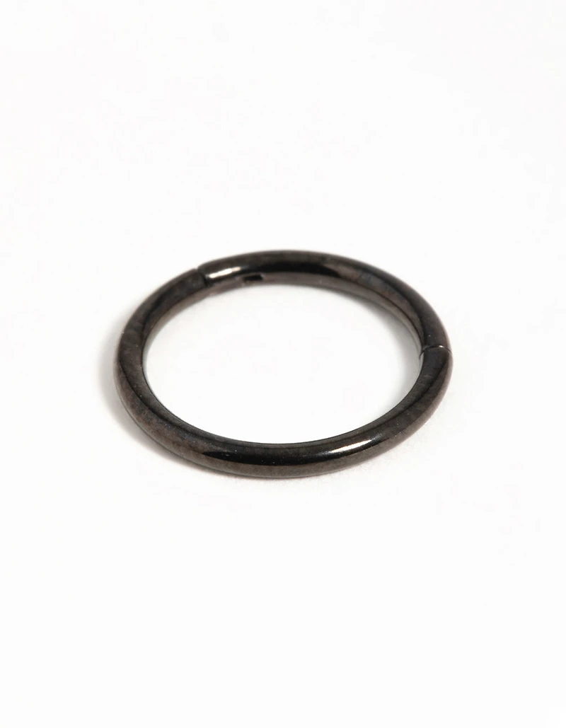 Black Coated Metal Surgical Steel Black Ear Clicker