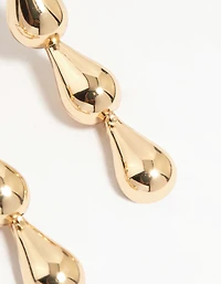Boucles d’oreilles en forme de goutte d’oreille en or