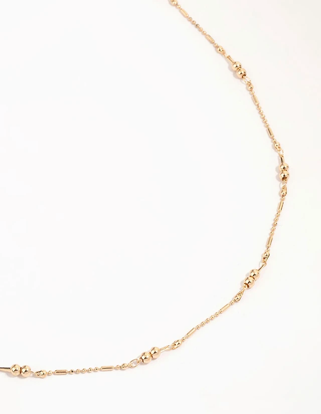 Gold Ball Fine Waist Chain
