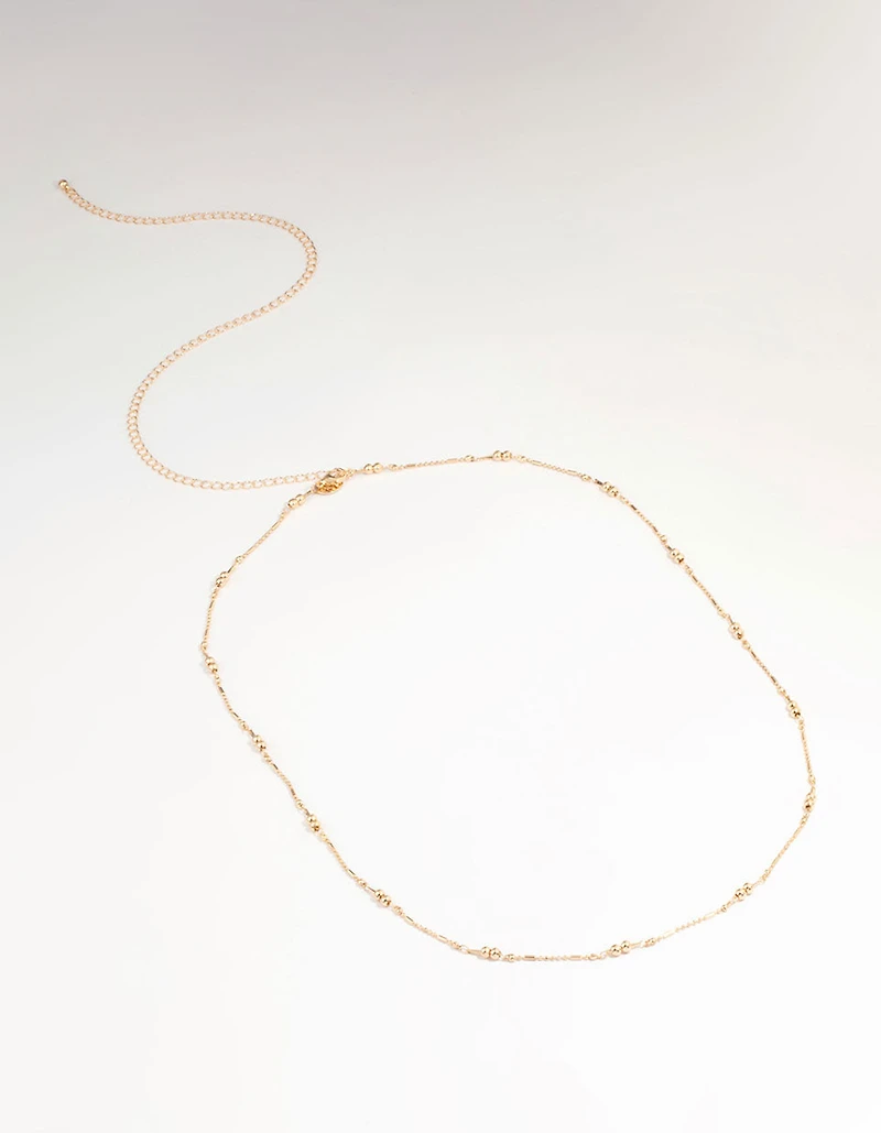 Gold Ball Fine Waist Chain