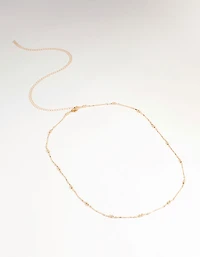 Gold Ball Fine Waist Chain