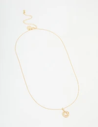 Gold Plated Milky Way Pendant Necklace