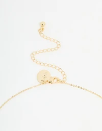 Gold Plated Milky Way Pendant Necklace