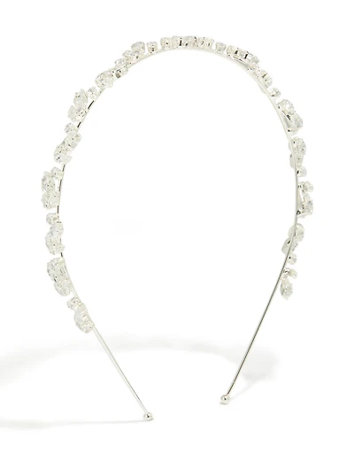 Silver  Wavy Vine Headband