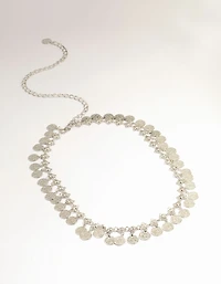 Silver Coin Charm Belt