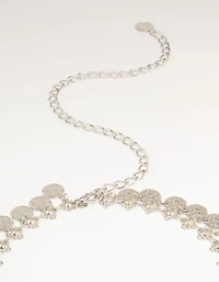 Silver Coin Charm Belt
