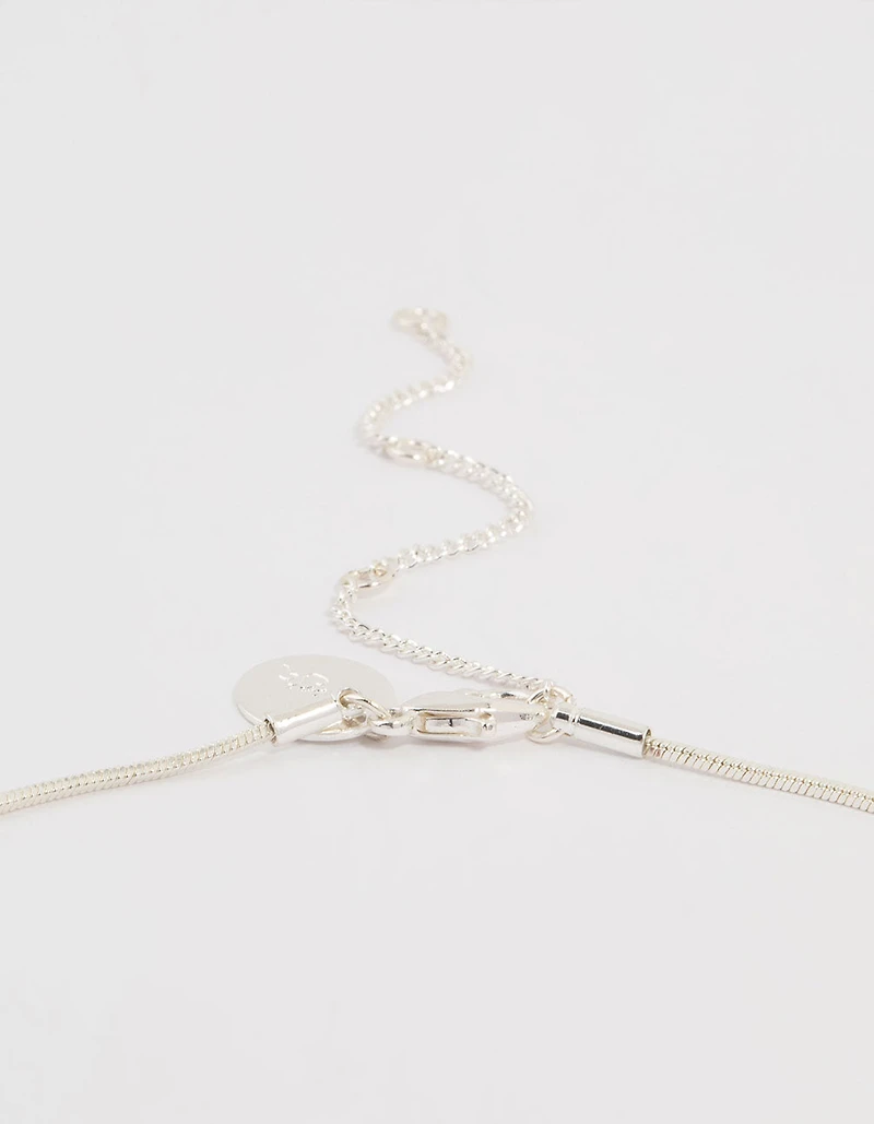 Silver Plated Heart Pendant Necklace