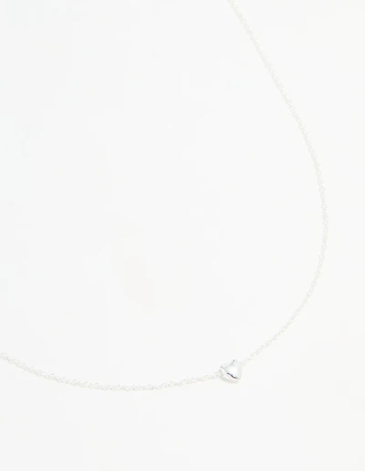 Sterling Silver Heart Pendant Necklace