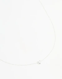 Sterling Silver Heart Pendant Necklace