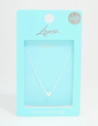 Sterling Silver Heart Pendant Necklace