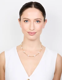 Gold Plated Freshwater Pearl Necklace