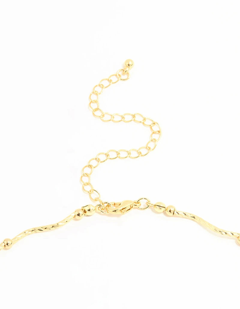 Gold Plated Freshwater Pearl Necklace