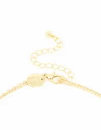 Gold Coin Layered Necklace