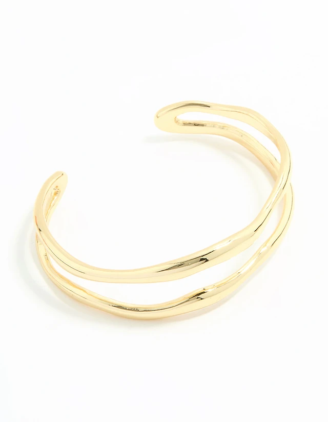 Gold Layered Wrist Cuff