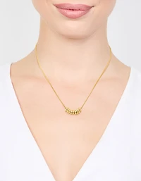 Collier Rondell en acier inoxydable plaqué or imperméable