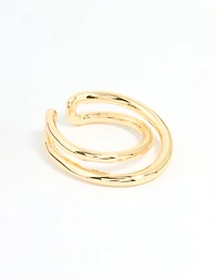 Gold Plated Open Band Ring