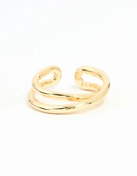Gold Plated Open Band Ring