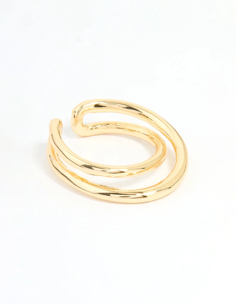 Gold Plated Open Band Ring