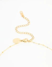 Waterproof Gold Plated Stainless Steel Evil Eye Necklace