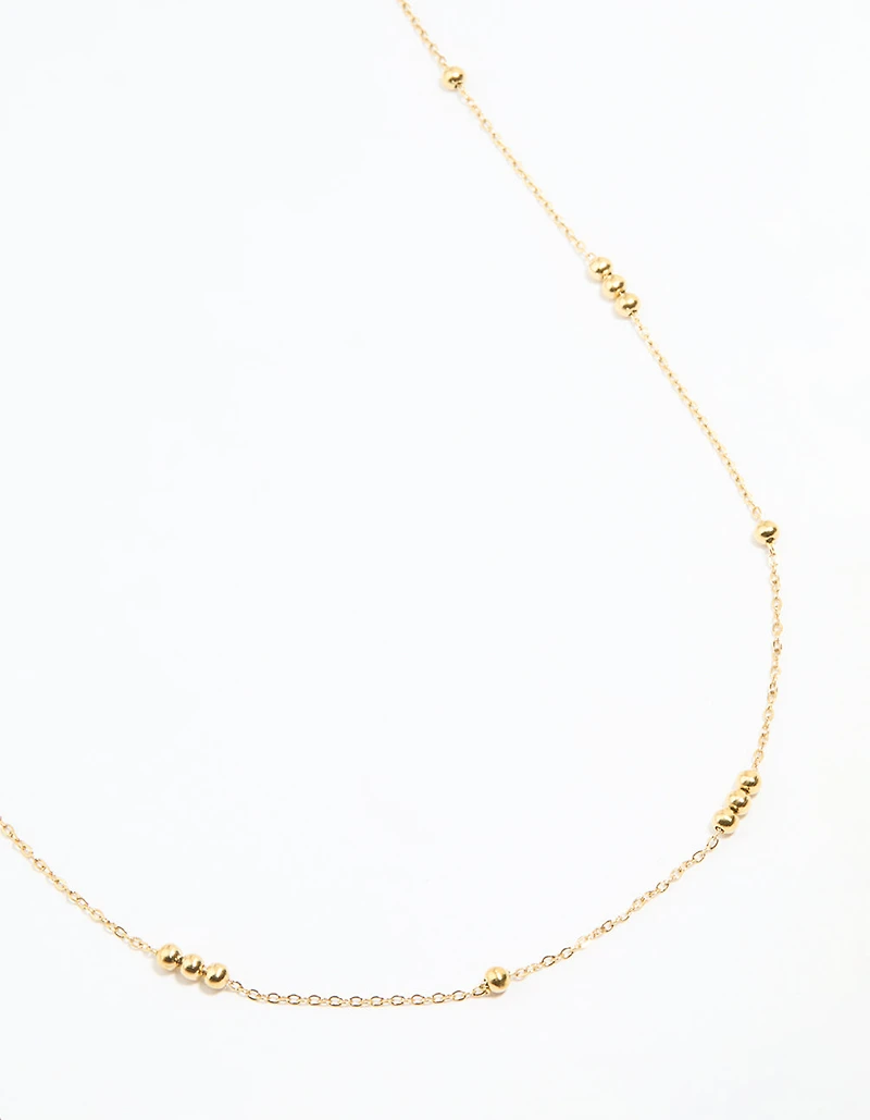 Waterproof Gold Plated Stainless Steel Beaded Waist Chain