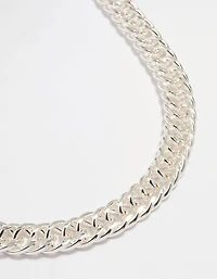 Chaîne en argent, grand collier