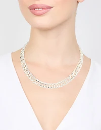 Chaîne en argent, grand collier