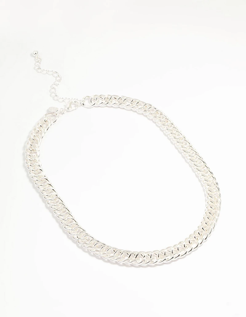 Chaîne en argent, grand collier