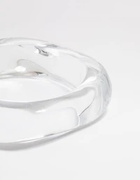 Bracelet transparent acrylique