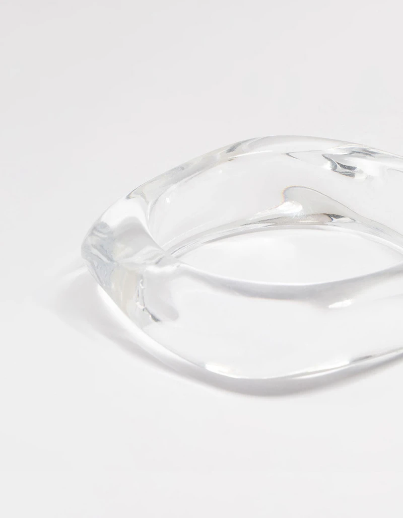 Bracelet transparent acrylique