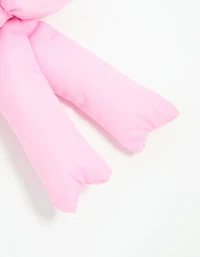 Porte-clés à nœud rose bouffant