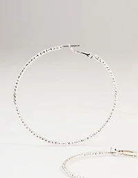 Silver Diamante Hoop Earrings 3-Pack