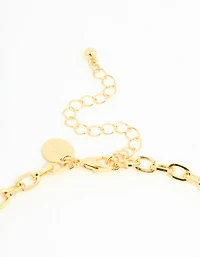 Gold Plated Dainty Chain Necklace