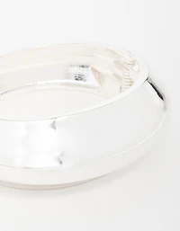 Silver Wide Wrist Cuff