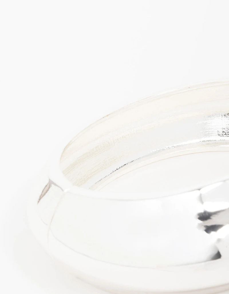 Silver Wide Wrist Cuff