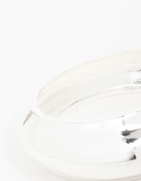 Silver Wide Wrist Cuff