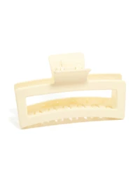 Cream Extra Large Claw Clip