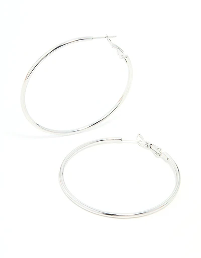 Surgical Steel Hoop Earrings 50 MM