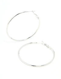 Surgical Steel Hoop Earrings 50 MM