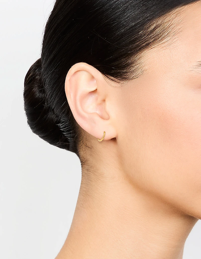 Gold Plated Surgical Steel Sleeper Earrings