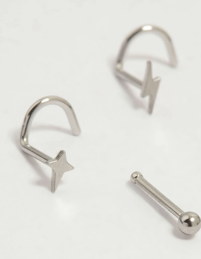 Surgical Steel Celestial Nose Stud 6-Pack