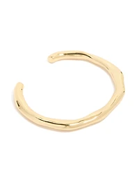 Gold Plated Organic Wrist Cuff