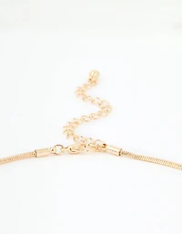 Gold Long Tassel Necklace