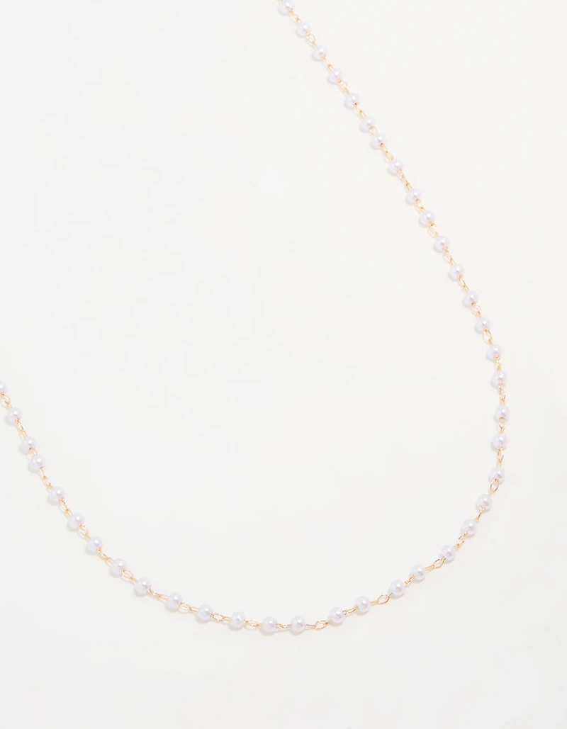 Gold Pearl Body Chain