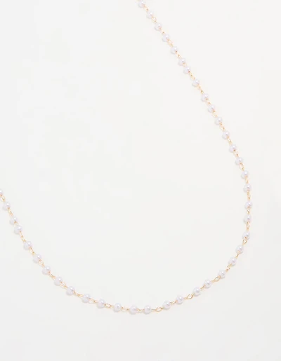 Gold Pearl Body Chain