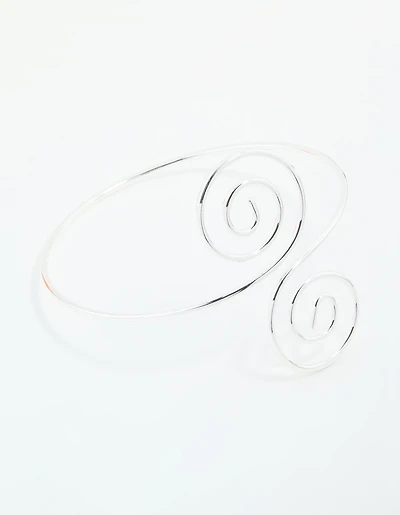 Silver Swivel Arm Cuff