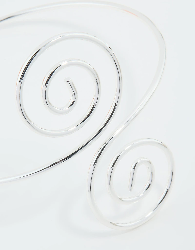 Silver Swivel Arm Cuff