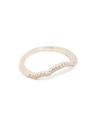 Rose Gold Pearl Stacking Rings 3-Pack