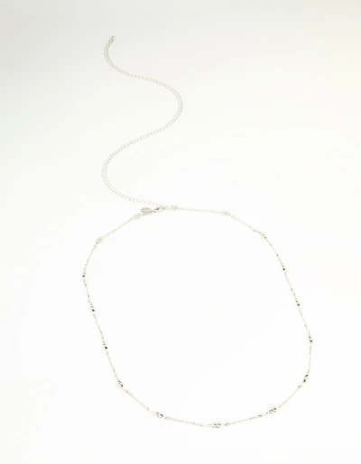 Silver Ball Fine Waist Chain