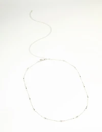 Silver Ball Fine Waist Chain