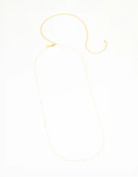 Waterproof Gold Plated Stainless Steel Clear Semiprecious Stone Waist Chain